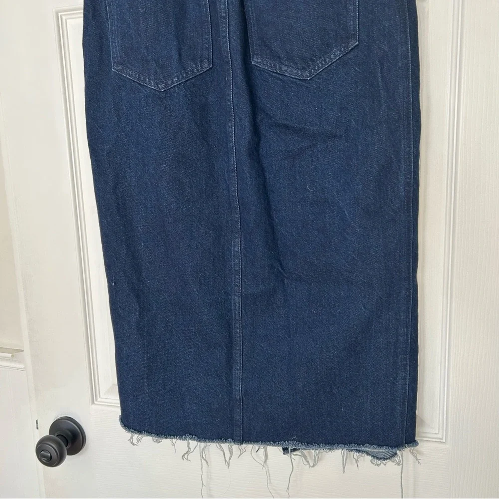 Free People Wilshire Denim Midi Skirt